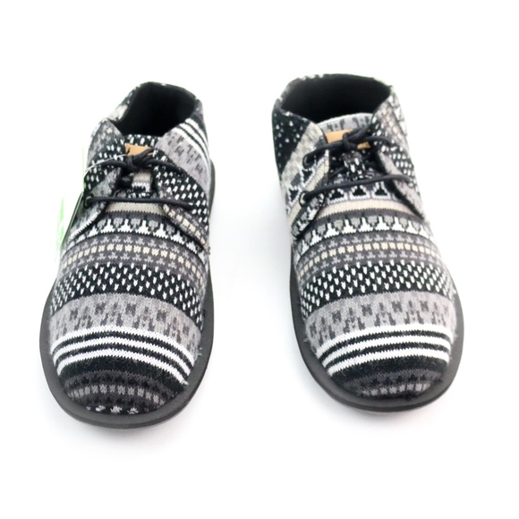 Sanuk Koda Chill Black Nordic Comfy Shoes NEW!